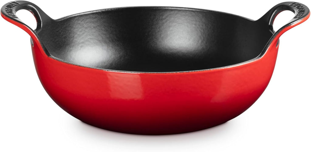 Enamelled Cast Iron Balti Dish, 24 cm, Cerise, 20142240600460