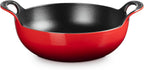 Enamelled Cast Iron Balti Dish, 24 cm, Cerise, 20142240600460