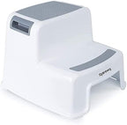 2 Step Stool for Kids, Sturdy Double Step Stool for Toddlers, Anti-Slip Stool for Children,Toddler's Stool for Potty Training and Use in the Kitchen and Bathroom Easy to Clean and Portable