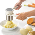 Helix Potato Ricer, Mashed and Vegetable Purees, BPA free, Stainless Steel, White/Grey, 24