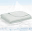 Cooling Blanket 150x200cm Arc-Chill 3.0 Cool Fiber Bamboo Blankets Q-MAX>0.5 Summer Blanket with Double-sided Design Absorb Heat Soft Lightweight Cool Bed Blanket Queen Size Gray