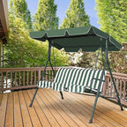 Swing Chair Canopy Replacement, 2 & 3 Seater Garden Swing Seat Cover – Waterproof, Windproof, Anti-UV, Heavy Duty Rip Proof Hammock Top Cover,replacement canopy (Cover Only) (Size : 164 * 114 15cm)