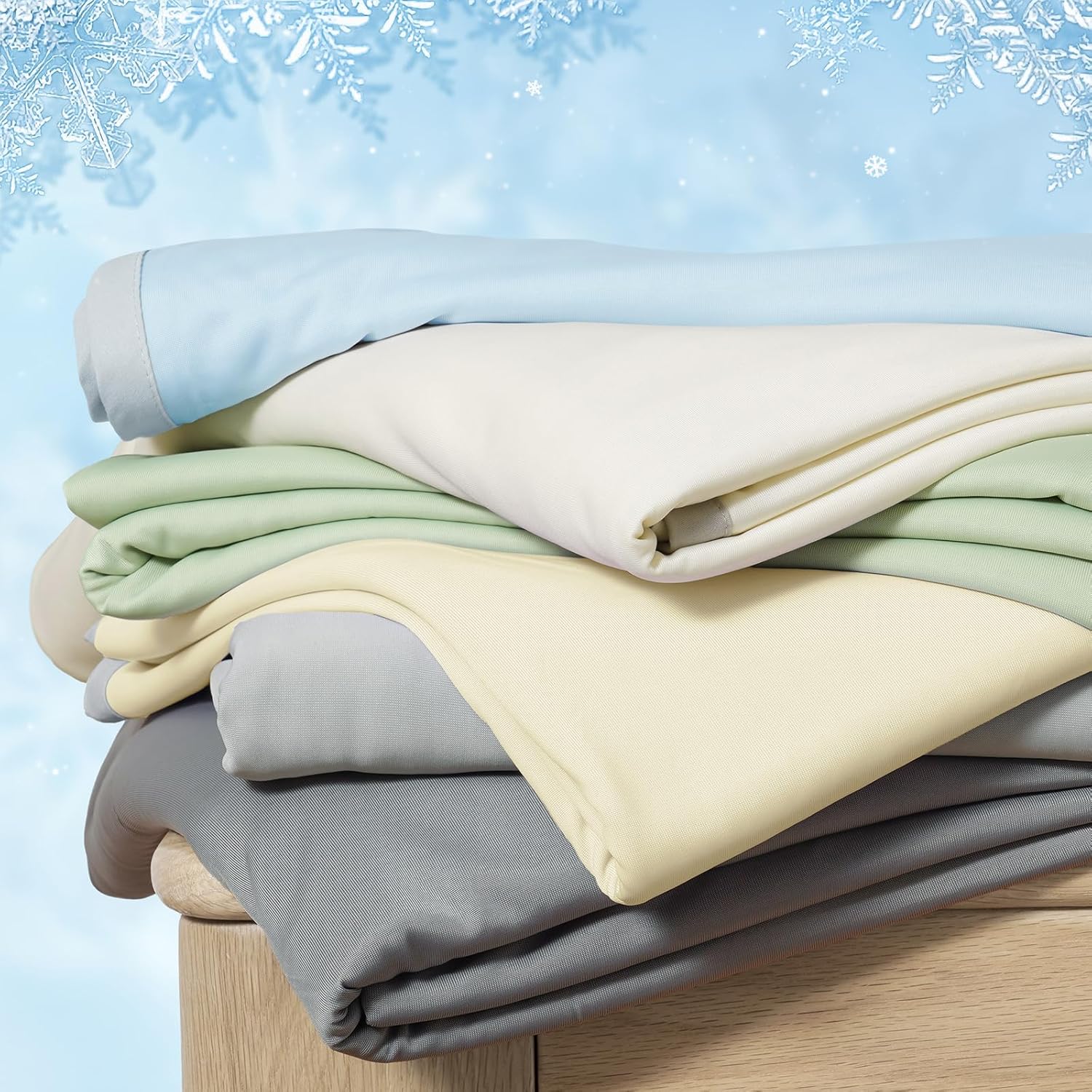 Double Cooling Blanket Double Size for Hot Sleepers, Double Side Arc-Chill Q-Max>0.5 Cooling Blanket for Night Sweats to Keep Cool, 150 x 200cm, Grey