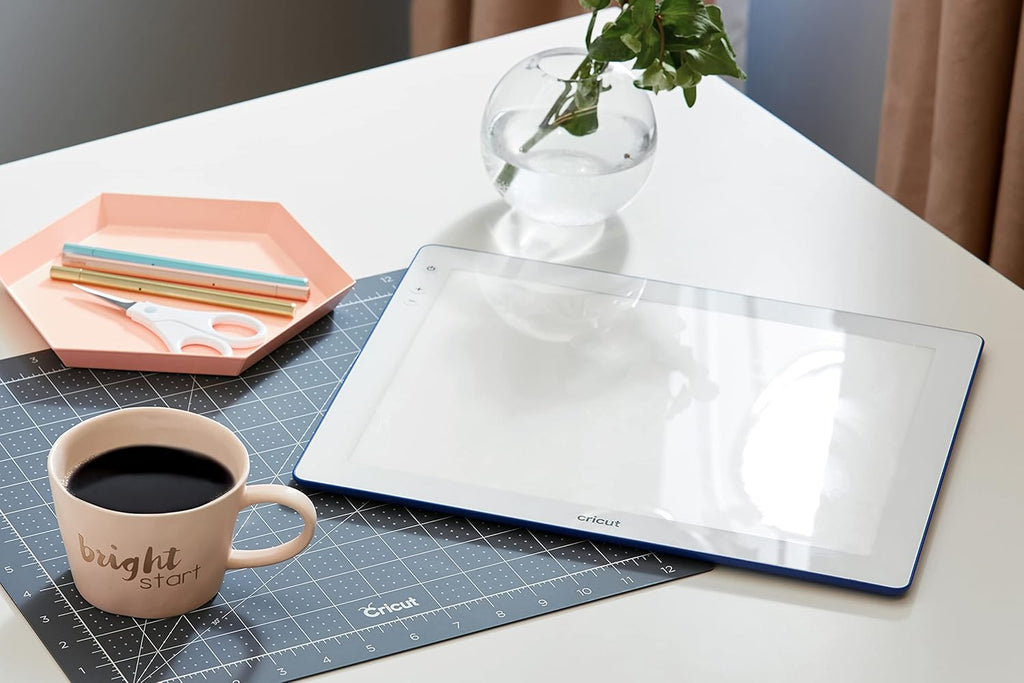BrightPad Go | 29.2 cm x 22.8 cm (11.5" x 9") | Cordless LED Light Box | 5 Brightness Settings, Up to 4200 Lux | for Drawing, Tracing, Paper Crafting, Weeding and More. | Indigo