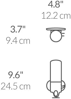 BT1034 444ml Single Wall Mounted Soap Dispenser Pump for Soap, Shampoo, Conditioner, Shower Gel, Suitable for Bathroom, Easy to Install, Rustproof, Brushed Stainless Steel