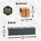 Minecraft Block Building Light - Officially Licensed Merchandise, Building Blocks Night Light, Gifts for Boys, Gaming Bedroom Accessories and Décor | Paladone