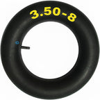 3.50-8 Inner Tube with TR13 Straight Valve for Wheelbarrow, Garden Cart and Sack Barrow Tyres - Butyl Rubber, 14 Inch Size, 8 Inch Rim