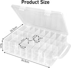 Adorbox 48 Grids Sewing Storage, Double Sided Plastic Thread Storage Box, Portable Embroidery Thread Organiser for Sewing Thread, Embroidery Floss, Crafts, Small Bead, Jewellery and Toys