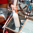 Bottle Twist Top 25oz - Insulated Stainless Steel Water Bottle | BPA Free | Reusable Water Bottle for Camping, Office, and Travel | Keep Drinks Cold and Hot, Granite White