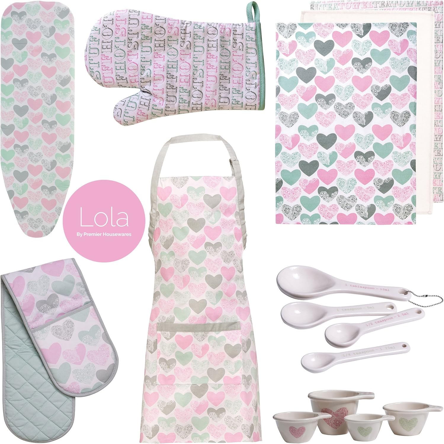 Housewares Dolomite Lola Measuring Cups, Cream, Set of 4
