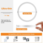 4Pack Bathroom Light, 3000K/4000K/6500K 3 Color Temperature, Waterproof IP44, Small, Round, Modern, 15W 1500LM Flush Ceiling Light for Bathroom, Kitchen, Bedroom, Hallway and More,Ø18CM