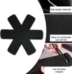 6 Piece Pot Pan Protectors for Stacking, Larger Thicker Saucepan Protectors of 3 Sizes, Adjustable Felt Thermal Insulation Mat, Anti-Skid Reusable Kitchen Accessories