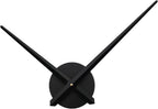 Large Clock Hands and Mechanism, Modern Black Long Hands Wall Clock, DIY Silent Movement Mechanism Battery Powered Wall Clock for Living Room Home Decoration