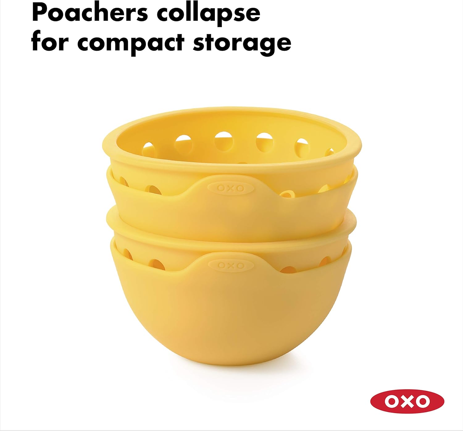 Good Grips 2-Piece Silicone Egg Poacher Set