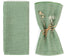 Cloth Napkin Set of 6, Soft Gauze Cotton Napkins, 16.5"" x 16.5"" Cotton Napkin, Reusable Napkins, Cloth Napkins for wedding, dinner, party, Daily Use (Green), LHM202402221651