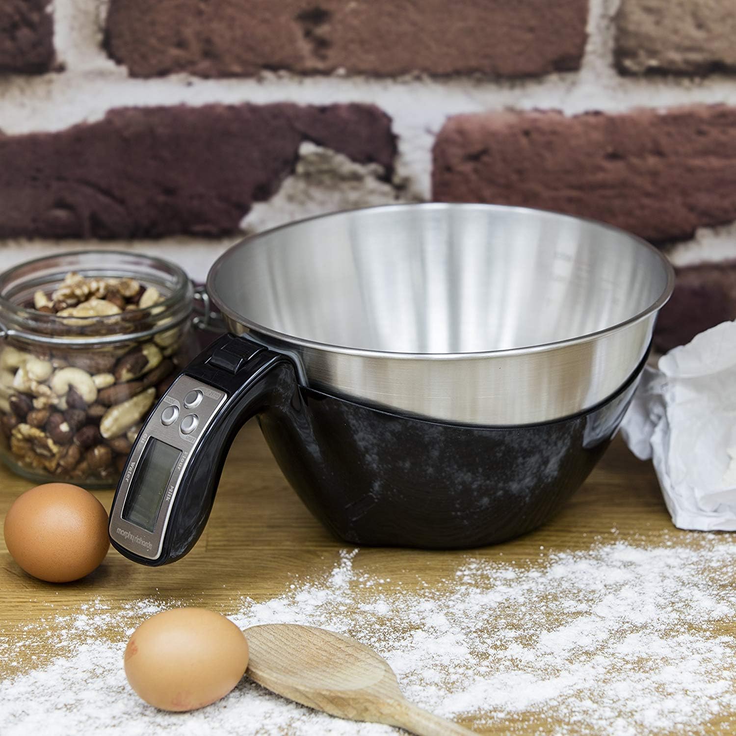 Morphy Richards 46610 Kitchen Scales, Equip Range, 3-in-1 Digital Scales with Jug, Black Secondary image