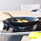 Toughened Non-Stick 22cm Frying Pan, Aluminium, Black, 51112220010002