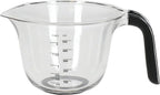 Universal Measuring Jugs, Set of 3, 250ml, 500ml and 1L, Onyx Black