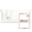 Satin Pillowcase with Zipper for Hair & Skin, Softer Than Silk Pillow Cases King, Smooth Pillow Covers, Machine Washable, Wrinkle-Free, Cooling Satin Pillow Case King Size 19"x36", Ivory