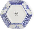 Blue Italian Floral Vase