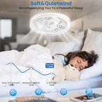 Ceiling Fans with Lights and Remote, 45w Small Led Ceilings Lights Timing Quiet, E27 Bulb Fixture, 3 Color 3 Speeds Dimmable Light Ceiling - Perfect for Small Spaces Bedroom Home Office