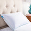 Shredded Memory Foam Pillow 70 x 40 cm with Cooling Gel Encasement – Firm Bed Pillow, Support for Shoulder and Neck – Removable Cotton Cover, White