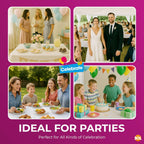 5pk White Paper Table Covers 90x90cm Tablecloths for Parties Cover Disposable - Thick Absorbent Design - Easy Clean Up for Weddings, Craft Activities, Kids’ Meals, Village Halls & Family Events