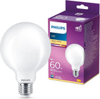 LED Premium Frosted G93 Globe Light Bulb [E27 Edison Screw] 7W - 60W Equivalent, Warm White (2700K), Non Dimmable