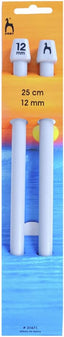 Pony Single Ended Classic Knitting Pins - 25Cm x 12.00mm
