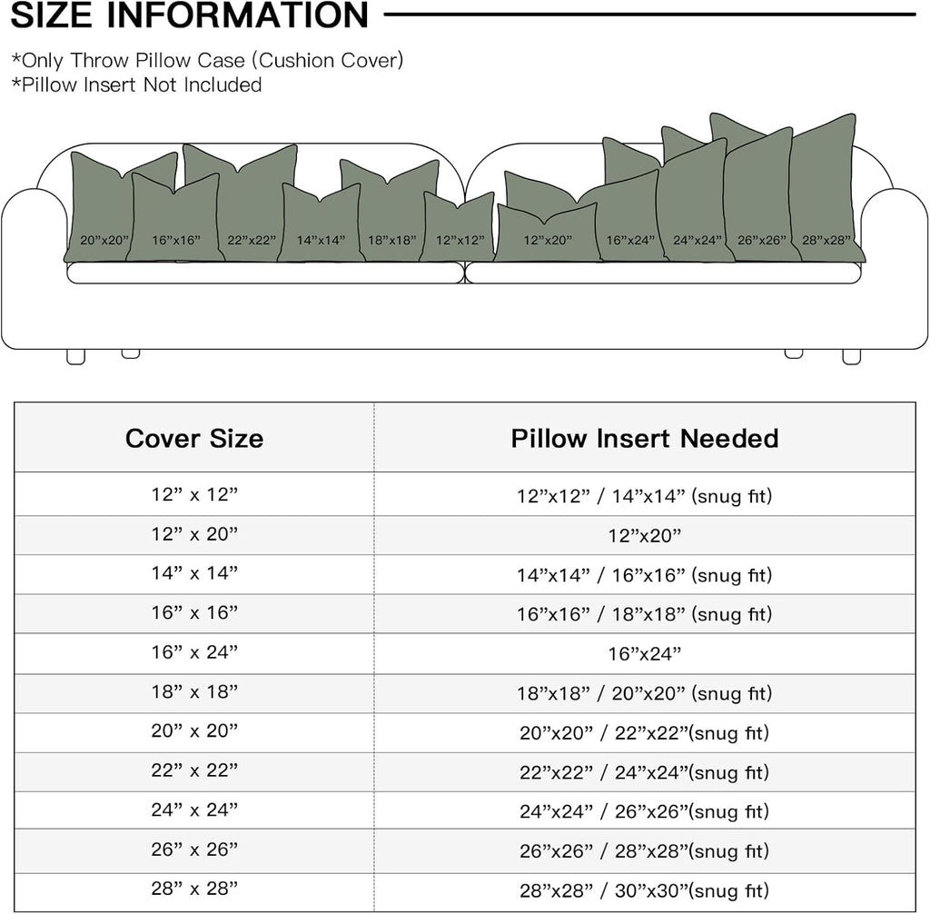 Artscope Linen Cushion Covers Set of 1 Decorative Lumbar Pillowcase Pillow Cover 12x20 Inch for Home Decor Sofa Bedroom Car 30x50cm Gray Green