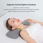 Cervical Neck Pillows for Pain Relief Sleeping, High-Density Memory Foam Neck Bolster Pillow for Stiff Pain Relief, Neck Support Pillow Neck Roll Pillow for Bed Pillow (Dark Gray)