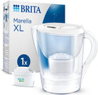 Marella XL Water Filter Jug White (3.5L) incl. 1x MAXTRA PRO Pure Performance cartridge - large-volume jug with digital LTI and Flip-Lid - now in sustainable Smart Box packaging