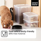 Store - 10x Plastic Storage Box with Lid Classic 2L (21x17x11cm) |Storage Drawers|Food-Safe Material|Kitchen & Organisation|BPA-Free|Durable Container for Home & Office|10-Year Warranty