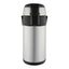 3.0L Stainless Steel Push-Pump Airpot, Leakproof Flask for Hot and Cold Drinks, Easy Pump Drink Dispenser for Events, Satin Finish