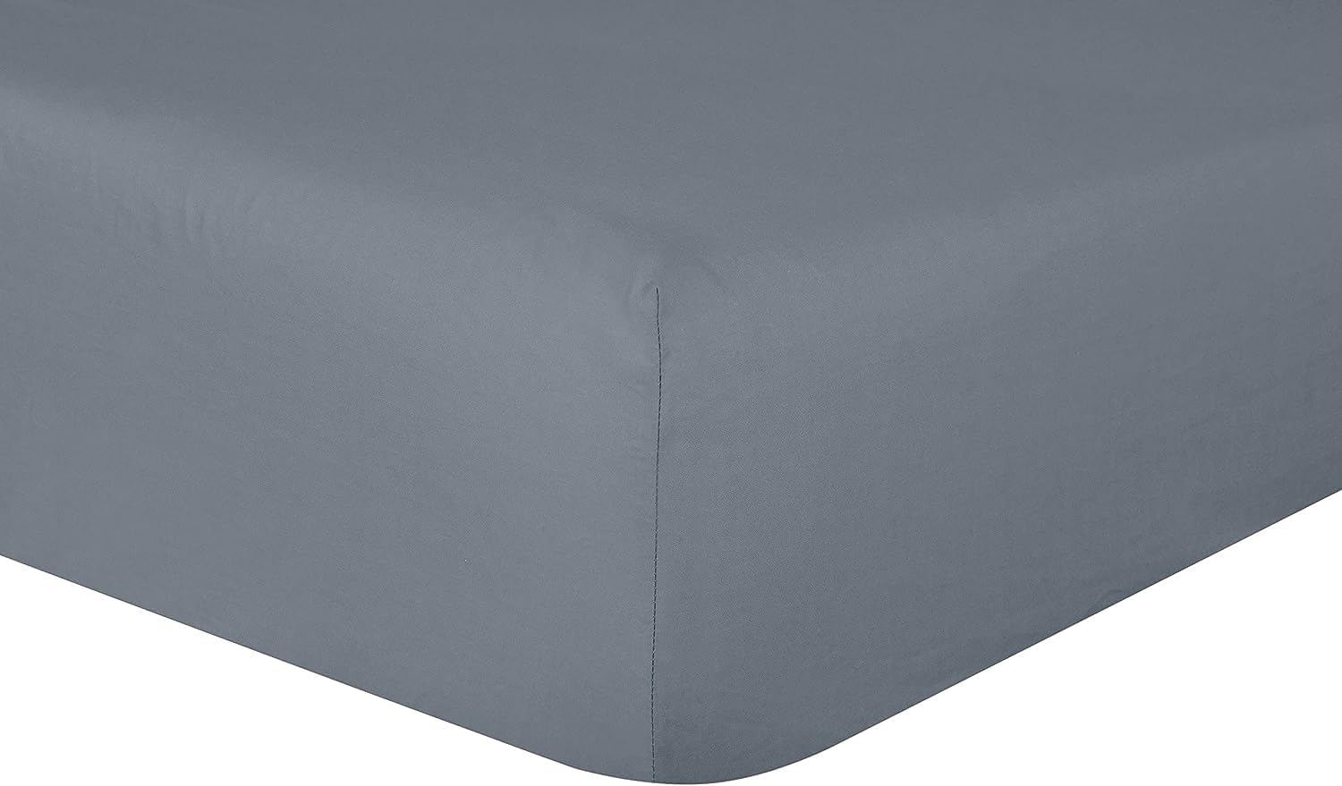 100% Pure Cotton Deep Fitted Sheet Warm Cosy Breathable Super Soft Bedsheet Bed Linen 32cm Extra Deep Pockets - charcoal - King,5056557500727