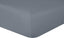 100% Pure Cotton Deep Fitted Sheet Warm Cosy Breathable Super Soft Bedsheet Bed Linen 32cm Extra Deep Pockets - charcoal - King,5056557500727