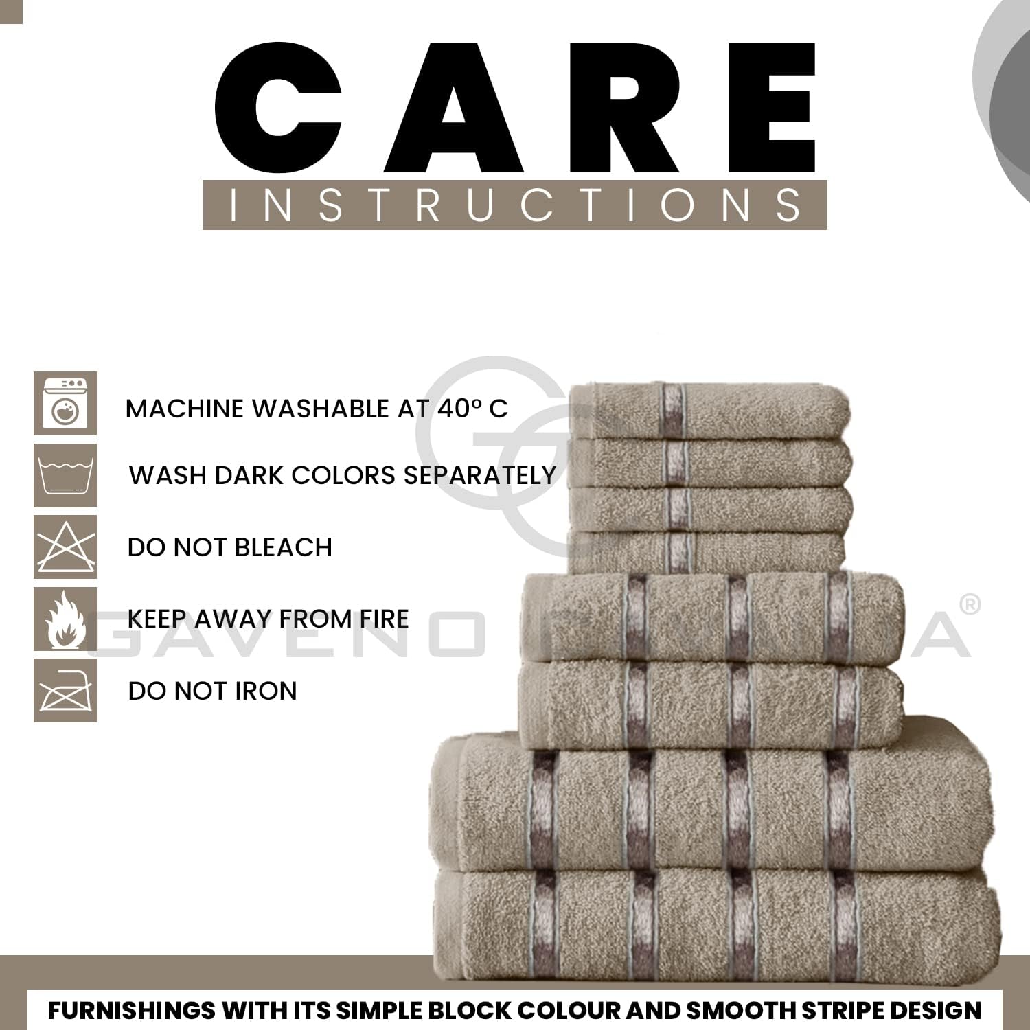 Gaveno Cavailia Luxurious 8 Pack Boston Towel Bale Set ( 4 Face, 2 Hand and 2 Bath), Cotton, Silver