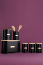 Otto Black Bread Bin