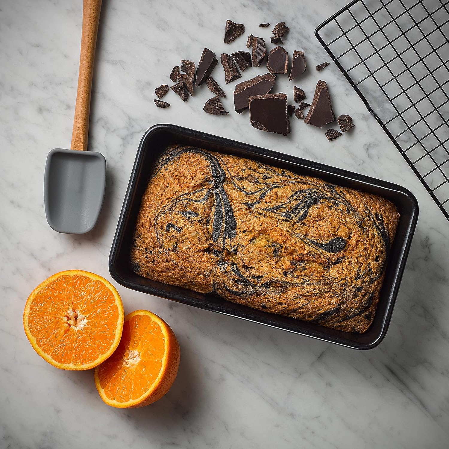 Performance, 2lb Loaf Pan, Professional Gauge Carbon Steel with Eclipse Non-Stick Coating; Perfect loaf tin for Cakes and Loaves, 24.4x14.4x6.95 cm