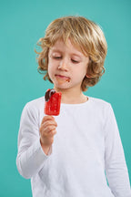 Popsicle Mould Stackable, Multi-Colour, 10.5 x 6.5 x 2.6 cm, 4 Pieces