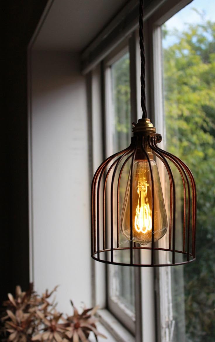 Long Life Lamp Company Edison Classics 2w Vintage LED Filament Bulb Teardrop Spiral ST58 Smoke Gold Glass E27 Edison Screw