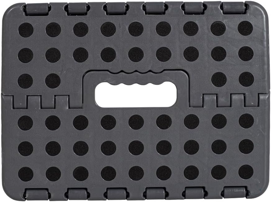 Strong Folding Step Stool 11 inch Sturdy Enough to Hold Upto 150KG Lightweight Foldable Step Stool for Adults and Kids - Opens with one Flip Great for Kitchen, Bathroom Bedroom