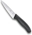 Swiss Classic, Carving Knife, Extra Sharp Blade, Straight Edge, 12 cm, Stainless Steel, Black