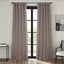 HPD Half Price Drapes BOCH-LN185-P Faux Linen Room Darkening Curtains for Bedroom (1 Panel), 50 x 120 cm, Mink
