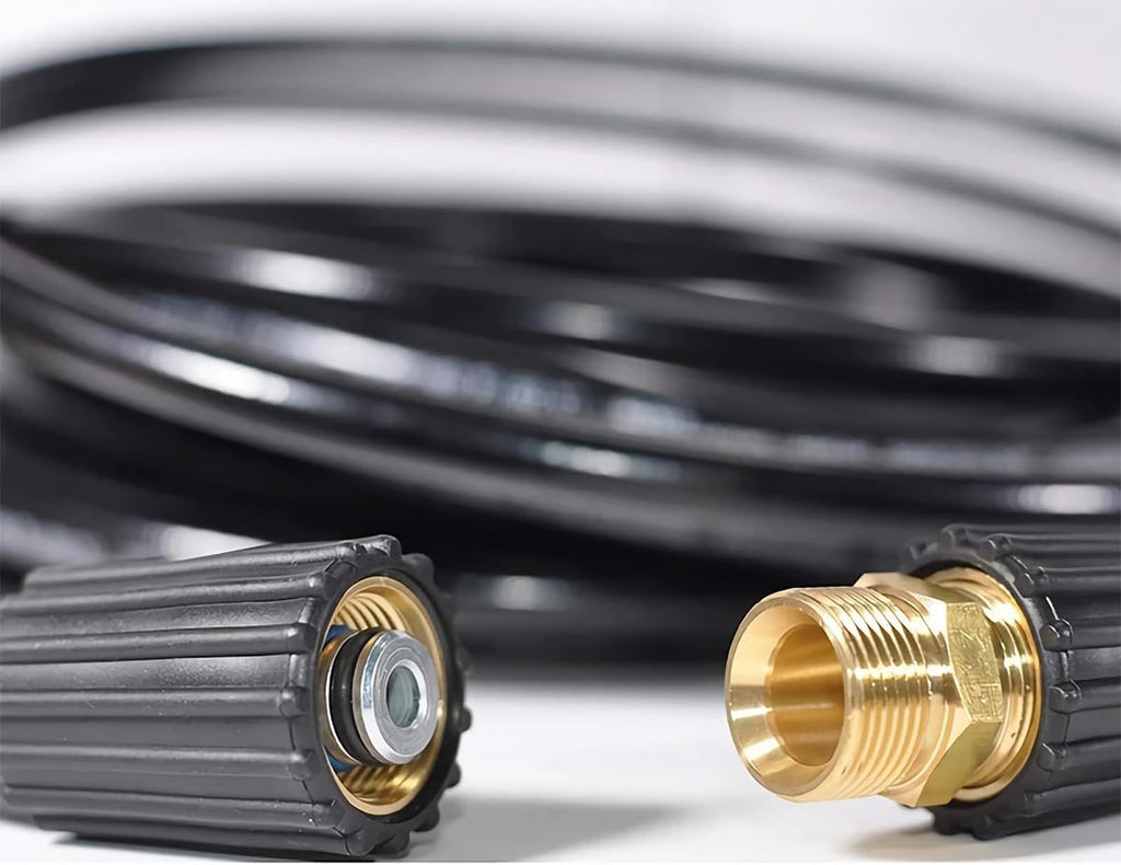 Sarini High Pressure Cleaner Adapter Brass Hose Connector Adapter M22 15mm Male to M22 14mm Male