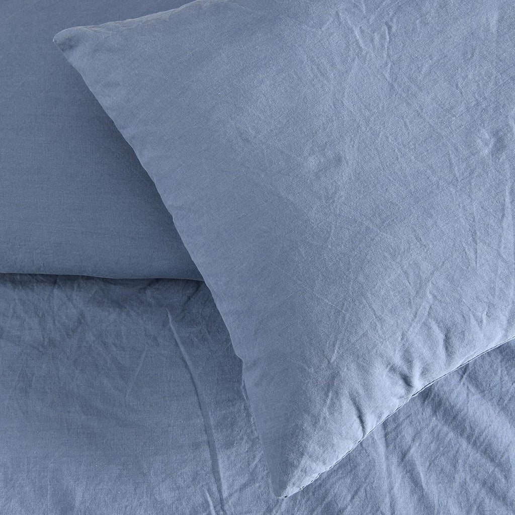 Sleepdown 100% Pure Cotton Plain Dye Duvet Cover Quilt Pillow Cases Bedding Set Soft Easy Care - Super King (220cm x 260cm)- color may vary