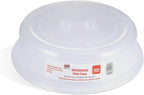 Microwave Plate Cover 27cm - BPA Free & Dishwasher Safe Microwave Cover For Food 27 x 27 x 6.5cm, Red