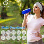 Sukeen Cooling Towels, 4 Pack Neck & Soft Breathable Sweat Towel for Men & Women Work Out Sports Yoga Golf (40"x12")