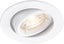 CAST Recessed Lighting - Mains Powered LED Spot Lights Downlights for Ceiling - IP20 Rated GU10 Fitting for Halogen or LED - Matt White Finish, Adjustable Tilt Version