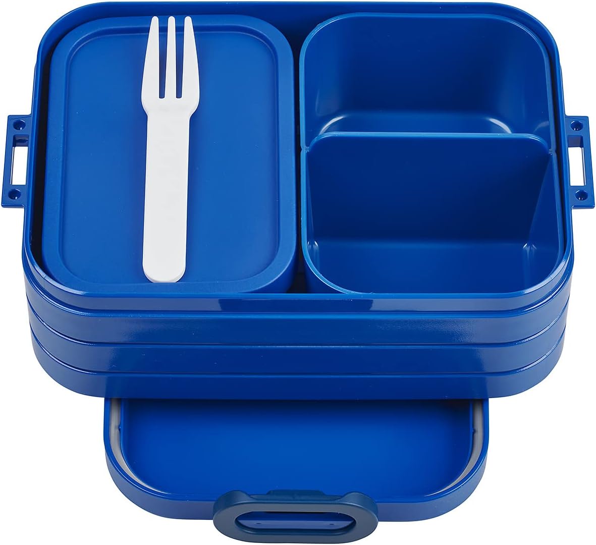Mepal – Bento Lunchbox Take A Break Midi – Lunch Box With Bento Box – Lunch Box For Sandwiches, Small Snacks & Left Overs – Snack & Lunch - 900 ml - Vivid Blue Main image
